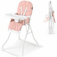 Foldable Baby High Chair with Removable & Adjustable Tray - 3 Colours