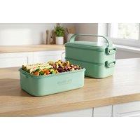 Stackable 3-Tier Bento Lunch Box with Handle - 2700ml