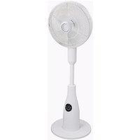 2L Misting Spray Pedestal Fan with Remote Control & Night Light