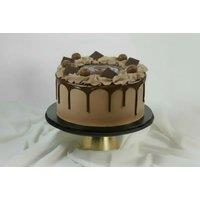 Two-Layer Celebration Cake with Topper & Candle - London Delivery