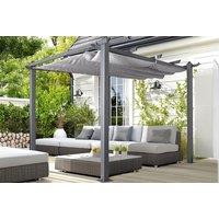 Aluminium Pergola Rectangular Gazebo - Modern Weather-Resistant 3m or 4m Garden Shelter
