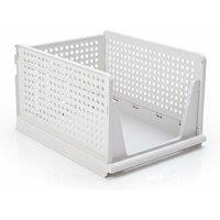 Set of 4 Stackable Pull-Out Wardrobe Organiser Drawers