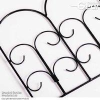 Powder-Coated Steel Scalloped Garden Border Edging - Durable Metal Landscape Border