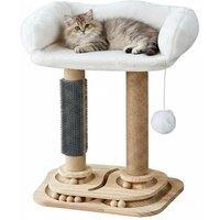 Cat Tree with Perch, Scratching Post & Toys