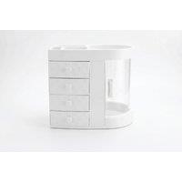 Acrylic Makeup Organiser with 4 Drawers & Dust-Proof Door