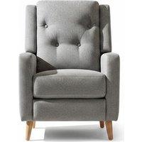 Upholstered Recliner Chair with Footrest