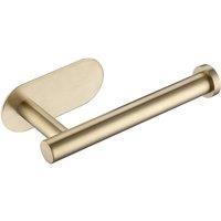 Golden Wall-Mounted Stainless Steel Toilet Paper Holder