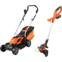 40V Cordless Lawnmower - Optional Grass Trimmer Bundle