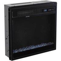 Freestanding TV Stand with 18-inch Fireplace