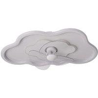 Cloud-Shaped LED Ceiling Fan Light with Smart Control