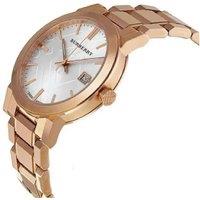 Burberry Unisex Quartz Watch - The City Rose Gold Stainless Steel 38mm, Water-Resistant Luxury Timepiece