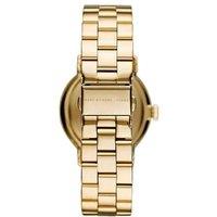 Marc Jacobs Ladies Baker Quartz Chronograph Gold Stainless Steel Watch 36mm - Classic Luxury