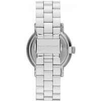 Marc Jacobs Ladies Baker Quartz Stainless Steel Watch, Grey Dial, 36mm - Water-Resistant Classic