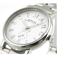 Marc Jacobs Ladies Mini Baker Quartz Stainless Steel Watch - Classic Analogue, Water-Resistant, 28mm Dial
