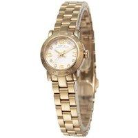 Marc Jacobs Ladies AMY Dinky Quartz Gold Stainless Steel Watch - 20mm Classic Analogue, Water-Resistant