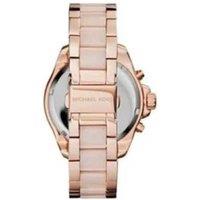 Michael Kors MK6096 Wren Ladies Chronograph Quartz Rose Gold Stainless Steel Watch, 42mm, Luxury Style