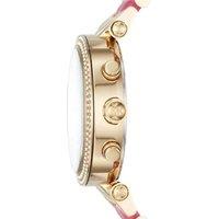 Michael Kors MK6363 Parker Quartz Ladies Watch - Two Tone Gold & Pink Steel, 39mm, Classic Luxury