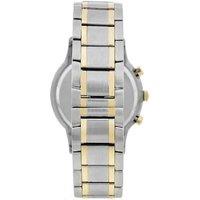 Emporio Armani AR11076 Men's Two Tone Chronograph Quartz Stainless Steel Watch - 43mm, Water-Resistant