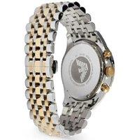 Emporio Armani Sportivo Quartz Chronograph Watch - Blue/Yellow Gold, Stainless Steel, 46mm, Water-Resistant