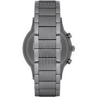 Emporio Armani AR2505 Men's Quartz Chronograph Watch - 43mm Gunmetal Stainless Steel, Water-Resistant Luxury