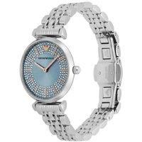 Emporio Armani Women's Quartz Stainless Steel Watch - Water-Resistant, Classic Silver, Model AR11594