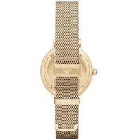 Emporio Armani AR1957 Quartz Stainless Steel Women's Luxury Watch, 32mm Gold Bracelet