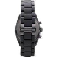 Armani AR5889 Men's Quartz Chronograph Sports Watch - Stainless Steel, Water-Resistant, Silicone Strap