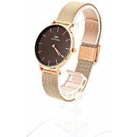Daniel Wellington Petite Amber 32mm Quartz Watch - Stainless Steel, Classic Brown Dial