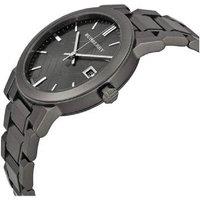 Burberry The City Quartz Watch 38mm Stainless Steel Gunmetal - Luxury Water-Resistant Timepiece