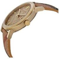Burberry Quartz Watch - The City Haymarket, Yellow Gold, Stainless Steel, 38mm, Classic Luxury