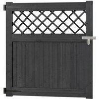 Rhombus Lattice Design Wooden Garden Fence Gate