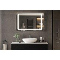 Wall-Mounted Anti-Fog LED Bathroom Mirror