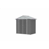 6x8FT Metal Garden Shed with Lockable Doors