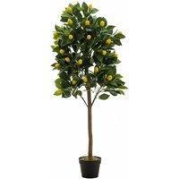 120cm Artificial Lemon Tree with Foliage