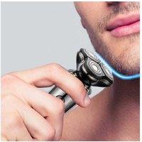 Men's Electric Shaver & Beard Trimmer - Waterproof, Cordless Grooming Kit with Replaceable Heads