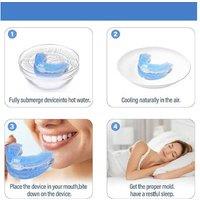 Adjustable Anti-Snore Mouth Guard for Teeth Grinding, Nighttime Oral Care & Custom Fit - Adult Sleeping Aid with Storage Case