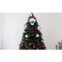 5Pcs Funny Christmas Tree Baubles Set - Flexible Branch Ornaments, Mix & Match Sizes, Quirky Festive Characters