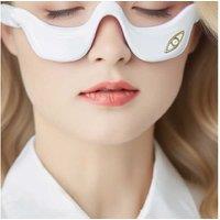 6-Mode Heated Eye Massager - Vibration, Pulse & Heat - Portable USB Rechargeable Eye Care Device