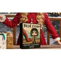 Billie Eilish Music Advent Calendar - 24 Surprises, Family-Friendly, Reusable Gift