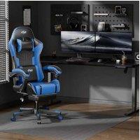 EcoFurnix Ergonomic Reclining Sofa Chair - Modern Fabric, Massage, Adjustable Support