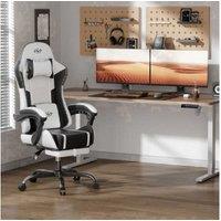 EcoFurnix Ergonomic Reclining Sofa Chair with Massage, Footrest & Modern Scandi Design - Fabric 1-Seater