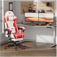 EcoFurnix PU Leather Reclining Sofa Chair - Ergonomic Massage, Footrest, Modern Scandi Style