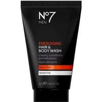 No7 Men's Luxury Gift Hamper: Skincare Trio, Grooming Kit, 100ml EDT & Candle Set