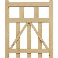 2.5ft x 3ft Weather-Resistant Wooden Garden Gate