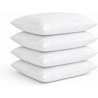 Pack of 4 Hypoallergenic Bamboo Memory Foam Pillows