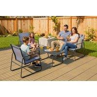 4-Piece Outdoor Patio Furniture Set with Table