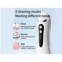 Professional Ultrasonic Water Dental Flosser - Rechargeable Teeth Whitening Kit for Advanced Oral Hygiene