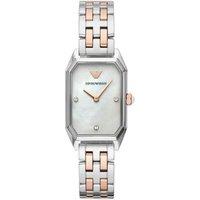 EARLY BIRD! Emporio Armani Women's AR11146 Gianni T Bar TwoTone Watch