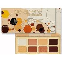 Milk and Honey Eyeshadow Bundle - 12-Pan Powder Palette, Matte & Shimmer Finishes, Pro Brush - Long-Lasting, Cruelty-Free by Bellapierre Cosmetics Eur