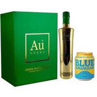 PRICE DROP! AU Vodka Bottle & Cocktail Can Gift Set Bundle - Green Watermelon Flavour!